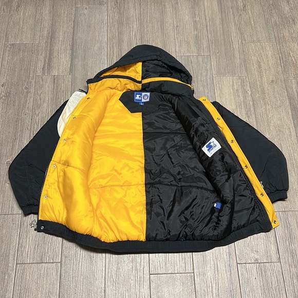 Starter Pittsburgh Steelers Jacket and Flip Flops Combo Size L - Picture 6 of 16